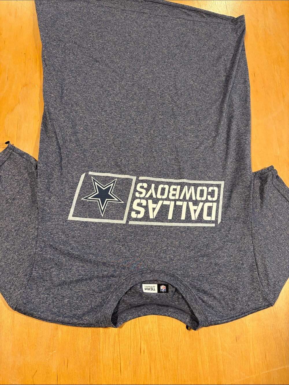NFL Team Apparel ~ Dallas Cowboys Women's Heather Navy Short Sleeve Tee